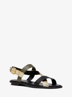 michael kors mackay tri-color sandal